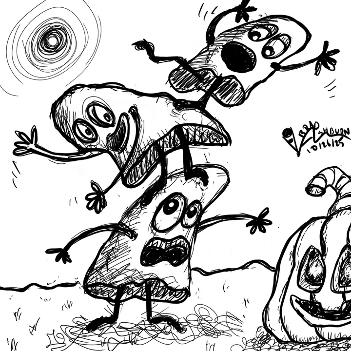 Stacked up Ghosts