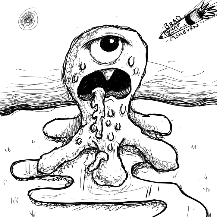 Drooling Blob Monster