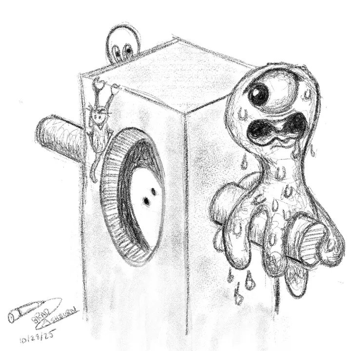 The Blob on a Peg Column