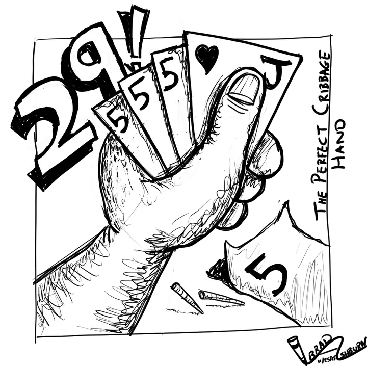 Perfect Cribbage Hand