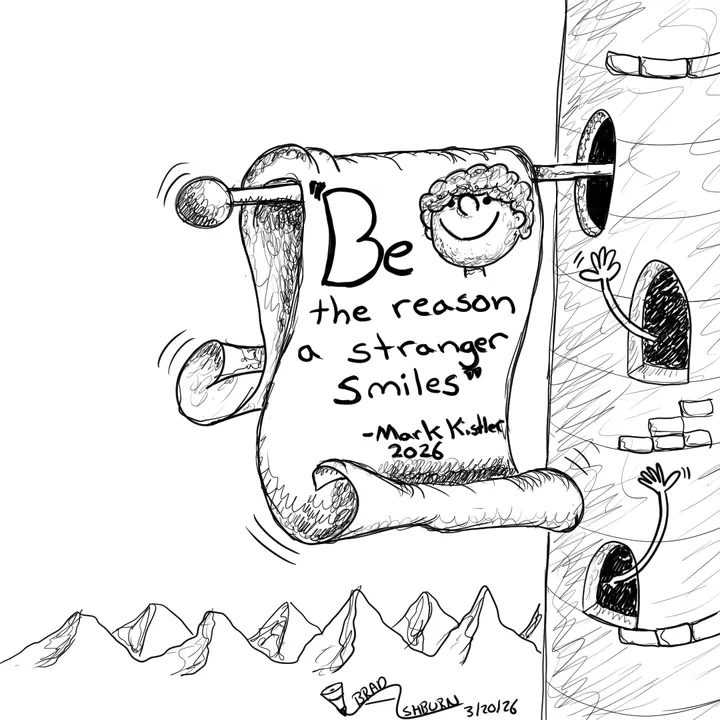 Be the Reason a Stranger Smiles