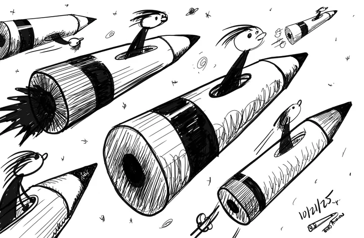 Pencil Rocket Armada