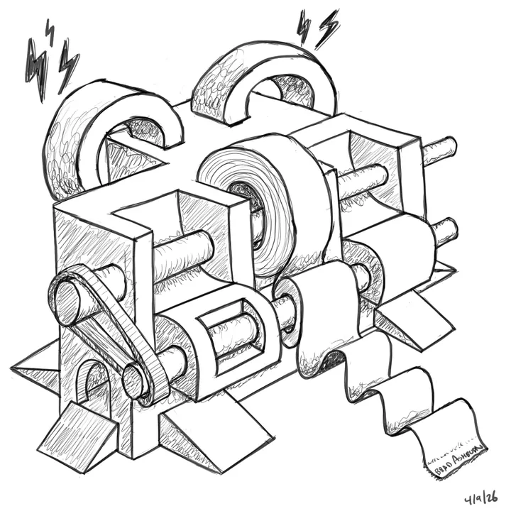 Over-Engineered Toilet Paper Dispenser