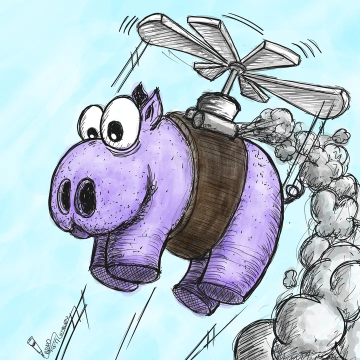 Super Polluting Flying Hippo